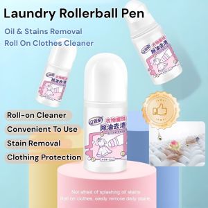 Compact Clothes Magic Bead Waterless Roller Ball Laundry Stain Removal Cleaning Oil Removal King