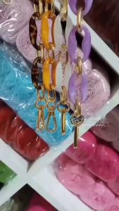 Lady Shop - Aksesoris Tas Wanita Rantai Tas Akrilik Hand Bag Strap Bag