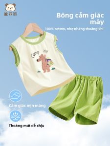 DUFFY BEAR | Bộ Quần Áo Mỏng Cotton Cho Bé Trai Mùa Hè