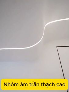 Bộ Thanh Nhôm Định Hình Âm Trần Thạch Cao Uốn Cập Đa Kích Cỡ