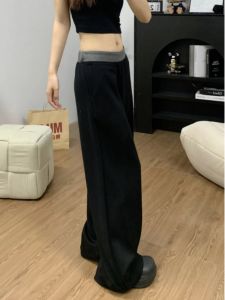 Quần Dài Ống Đứng Thường Ngày Bằng Vải Nỉ Cho Nữ Cỡ Lớn Quần Dài Rộng Rãi Thoải Mái Dài Đến Sàn Quần Dài Cho Nữ