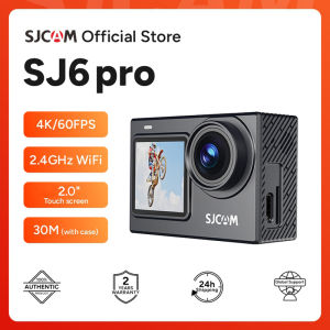 SJCAM SJ6 Pro 4K 60FPS Dual Screen Action Camera Waterproof Touch Screen Sport Cam WiFi Night Vision 6-Axis Gyro Stabilization