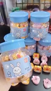 Hộp 22 gôm tẩy học sinh Deli - sử dụng được với bút chì 2B thông dụng hình dáng đáng yêu sáng tạo cho bé 71055/71054 --