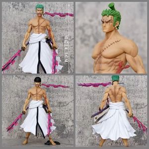 Mô hình One Piece Zoro Wano ngầu 4 đầu 3 kiếm Haki 2 5 cao 24.5cm - Vũ mô hình - Figure One Piece