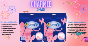Charmee Menstrual Pants 2s Medium and Large Comfortable underwear like pads