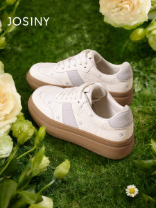 Josiny | Height-increasing Thick Bottom Casual White Sneakers Female