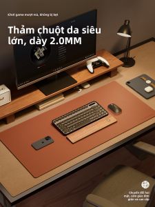 XINGHECHENMIAN|Oversized High-Grade Leather Desk Pad for Gaming and Office Use