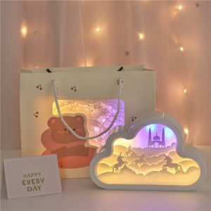 Practical Birthday Gift Cute Night Light for Girls High Aesthetic Value Suitable for Junior High School Friends And 12 Year Old Girls
