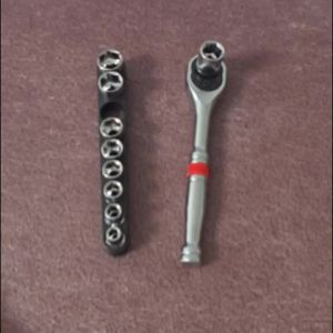 Bộ Cờ Lê Ratchet Tháo Nhanh 72 Răng Bộ Dụng Cụ Ổ Cắm 1/4 Dùng Cho Xe Đạp Thiết Bị Gia Dụng Sửa Chữa Ô Tô Thép Crom-Vanadi