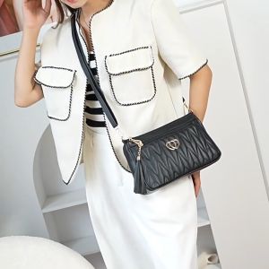 Beautywomen กระเป๋า สะพายข้าง หนังPU 4สี - ส่งจากไทย