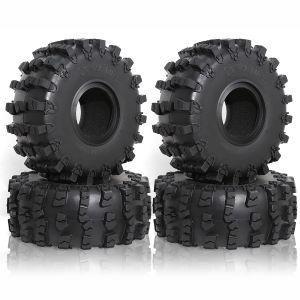 4 Chiếc Lốp Xe Địa Hình Cao Su 2.2 Dành Cho Xe Axial SCX10 90047 D90 TF2 Tamiya CC01 Traxxas TRX4 - Phụ Kiện Xe Địa Hình