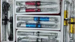 One Pair 365mm 26mm Motorcycle Front Fork Shock Absorber Suspension for Honda JOG JOG50 JOG90 50 90 50cc 90cc