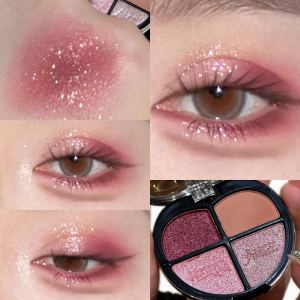 HERORANGE | Phấn Mắt Đa Năng Herorange Quad Eyeshadow Soft Shade Chất Phấn Mịn Không Bị Vón Cục Lâu Trôi Nhũ Lấp Lánh Dùng Được Cho Mắt Mũi Tạo Khối Làm Nổi Bật Chống Nước
