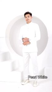 (Set Sedondon) Nude Baju Melayu Modern Slimfit
