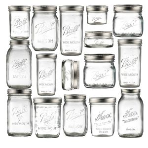 MIVOFIVO | Food-Grade Mason Jar Sealable Glass