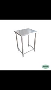 CMS โต๊ะ โต๊ะทำงาน โต๊ะสแตนเลส ความหนา มม. ขนาด50*60ซม. ความสูง85ซม.