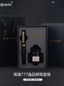 Bộ Quà Tặng Bút Máy Cao Cấp Hero 777 - Thiết Kế Cổ Điển Sang Trọng Mực Cao Cấp Dành Cho Văn Phòng Công Việc Kinh Doanh