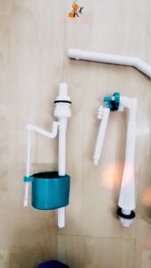 Nasara Compact Adjustable Bottom Inlet Valve Sparepart Toilet Water Tank Flush Float Valve Stand Bathroom Fitting