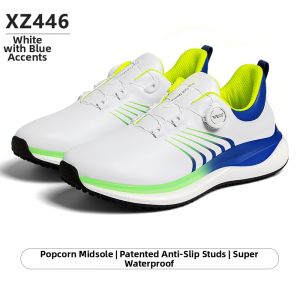 PGM GOLF | Ultra Soft Popcorn Midsole Waterproof Spiked Golf Shoes
