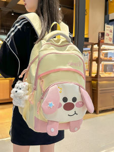 Large Capacity Backpack for Junior High School Girls Primary School Students Grades Three to Six Cute Ins High Aesthetic Dual Shoulder Bag