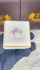 Cincin Berlian Kombinasi Rose Gold Victory Wanita - Ring VIC 3223