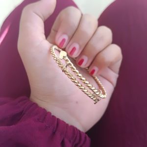 Gelang Dewasa Plintir Ongsrot All Size Swasa ( Kuning Selamanya )