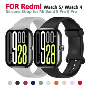 Silicone Strap for Redmi for Redmi Watch 4 5 6 Smartwatch Sport Strap Bracelet for Xiaomi Mi Band 8 9Pro Watchband Accessories