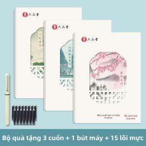 ZOUMUBAI | Sổ Tập Thư Pháp Chữ Thường Elegante Văn Học Mực Đỏ