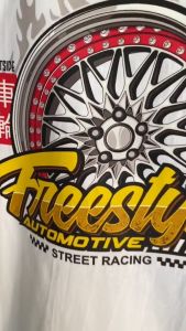 OUTSIDE kaos Velg mobil street racing Kaos Otomotif JDM STREET