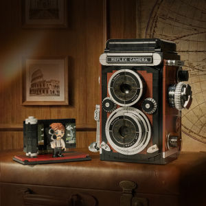 Pantasy | Vintage TLR Camera Building Block Intellectual Toy Home Decor