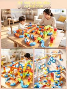 JINGDATOYS | Magic Changeable Magnetic Track Car Blocks Intelligent Assembly Toy