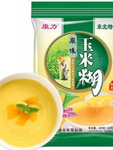 Corn Pudding Multi-Flavor Grains Instant Breakfast Quick Food Corn Powder Health Food Household Use Harbin China 400g Bag