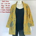 Vest Enzy #2 Batik Solo Atasan Kerja Outer Wanita Bolero Batik Outer Batik Wanita. 