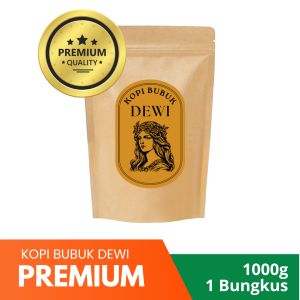 Kopi Bubuk Dewi Premium 1Kg Jenis Robusta Rasa Paling Enak Nikmat