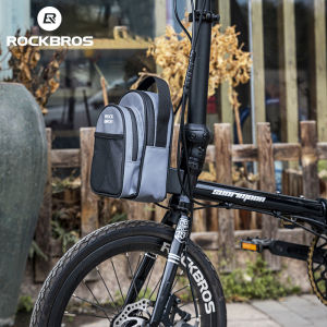ROCKBROS Folding Bike Multi-functional Front Bag 1.8L Portable Commuting Handbag Folding Bike Brompton Front Bag With Adapter