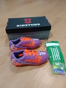 KIDZTUBS Sepatu Bola Anak Paket Komplit Sepatu Bola Tas Skin Deker Kaos Kaki Usia 6-10 Tahun Size 28 29 30 31 32 33 34 35 36 37 KDZ1936123024