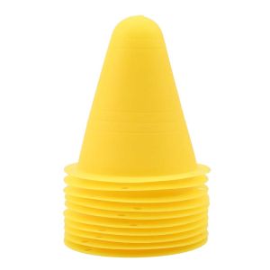 10Pcs/Set Skate Marker Training Road Cones Roller Football Soccer Rugby Soft Tower Skating Obstacle Roller Skate Pile Suppplies