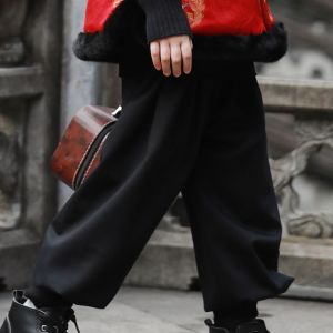 Childrens New Year Celebration Clothes Winter Baby Festive Red Year Outfit Brother Sister Matching Cotton Clothes