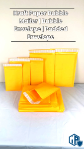 MillionParcel Kraft Paper Bubble Mailer | Bubble Envelope | Padded Envelope | Bubble Wrap Envelope