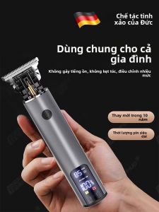 MONLEYTA | Máy tỉa lông nam chuyên nghiệp của Đức Máy cạo râu điện tự động Thiết bị cắt tóc cho nam Máy cạo râu điện lưỡi nhọn