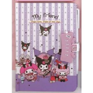 Buku diary karakter kartun free pulpen Diary Book lock dpbuku diary bisa di kunci