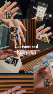 【Teacher’s Day】Customised Keychain Rectangle Same or Different Photos Front and Back Personalised Teachers Day Farewell