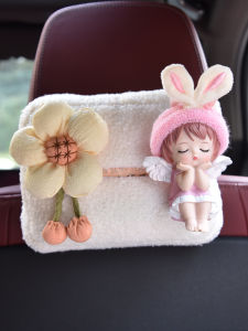 Hộp Đựng Khăn Giấy Gắn Trên Ghế Ô Tô Hình Con Gấu Dễ Thương Sáng Tạo Hộp Đựng Khăn Giấy Trong Xe Ô Tô Hộp Đựng Khăn Giấy Đệm Tay Cầm