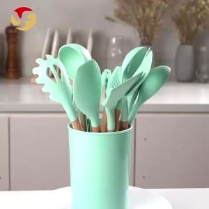 Spatula Set Silikon isi 12 IN 1 / Peralatan Masak Goreng Tumis Rebus 12 IN 1 - SwellStore88