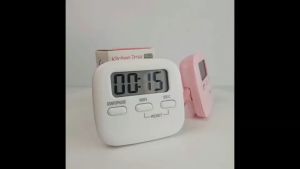 Jam Alarm Dapur Pengingat Waktu Masak Digital Kitchen Timer Tahan Air LED Display