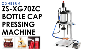ZONESUN Pneumatic Wine Bottle Cork Pressing Capping Machine ZS-XG70ZC