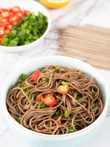 Low Sugar Fine Stripe Buckwheat Cold Noodles No Artificial Sweeteners Coarse Grain Main Course Dragon Noodles Thin round Noodles
