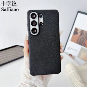Ốp Lưng Da Samsung Galaxy S Series 26/25/24/23/22 Ultra Plus Chống Sốc Họa Tiết Cá Sấu Sợi Carbon Saffiano Vải Da Vải Thiều Họa Tiết Da Báo