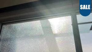 3D Decorative electrostatic film Removable Window Glass Sticker Self-adhesive toilet window sticker anti-light decoration creative glass sticker light transmission Opaque wallpaper household glass door shading frosted Sticker Privacy