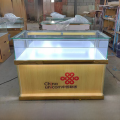 New 5G Wooden Texture Mobile Phone Counter Jewelry Cabinet Premium Display Case Mobile Phone Retail Store Counter Showcase. 